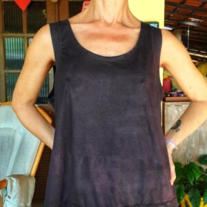 Blusa preta suede – Marfinno – tam M