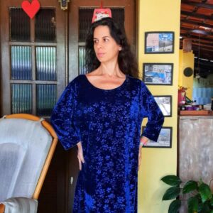 Vestido azul – Yacamim – tam G