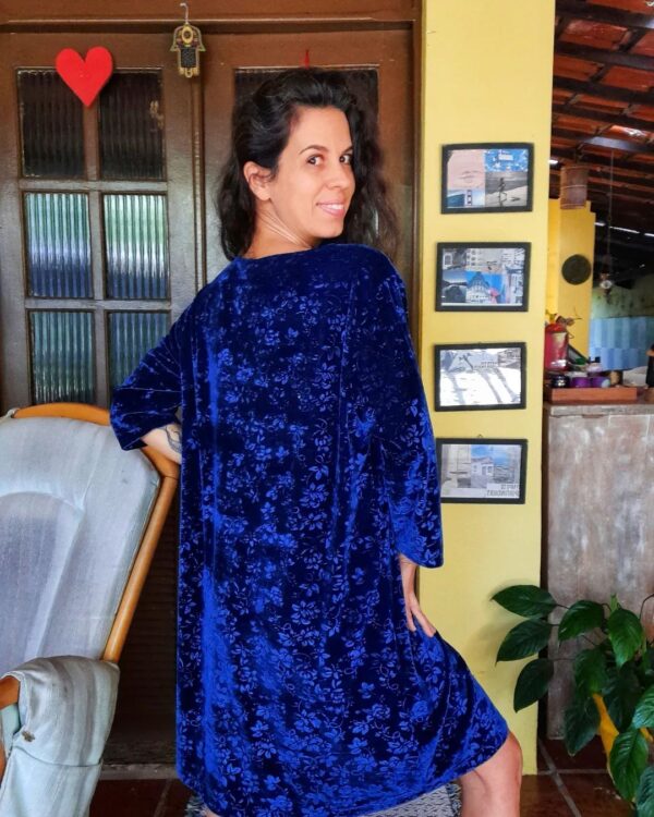 Vestido azul - Yacamim - tam G - Image 3