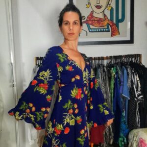 Vestido estampado – Bryanna – tam P