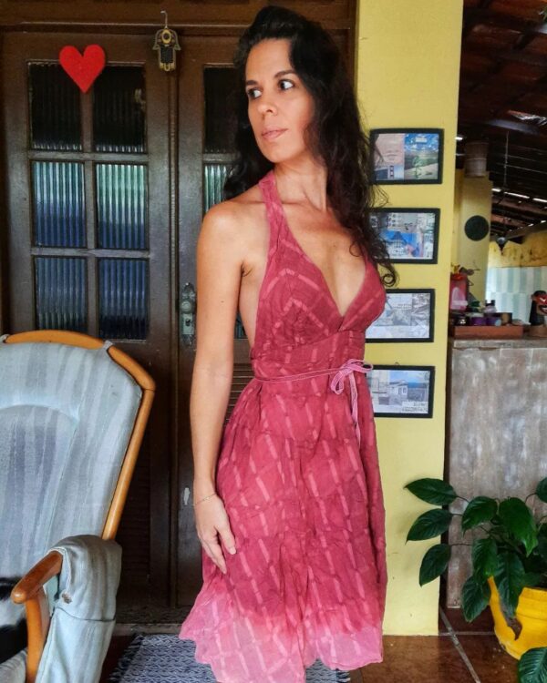 Vestido rosa - Chocoleite - tam P