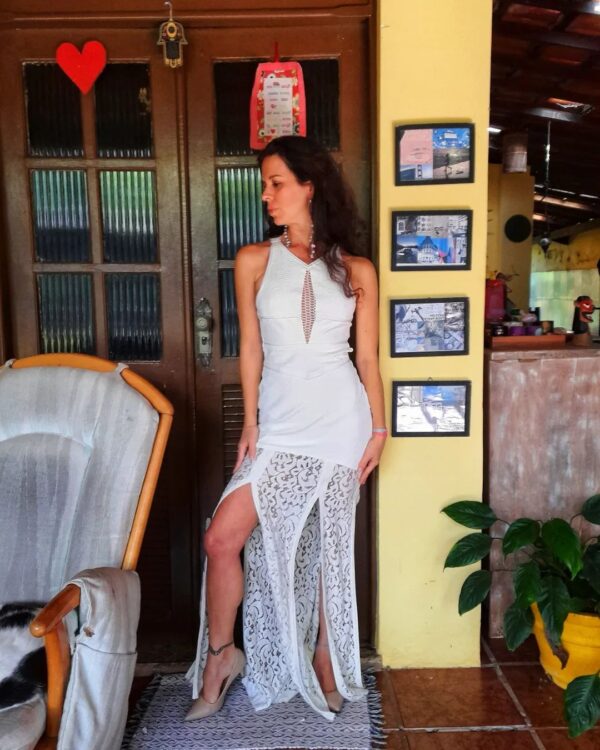 Vestido branco - John John - tam P - Image 5