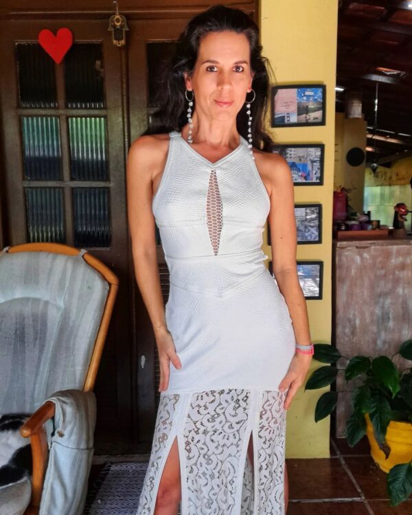 Vestido branco - John John - tam P