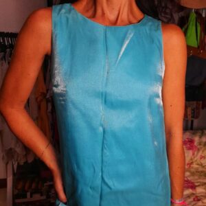 Vestido azul água – Cheroy – Tam P