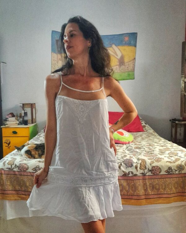 Vestido branco com tule - Oh Boy! - tam M - *NOVO* - Image 2