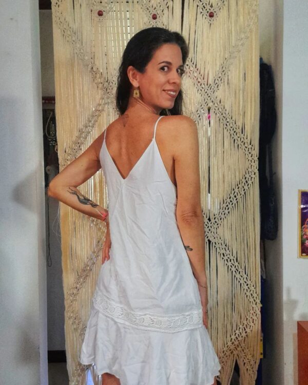 Vestido branco com tule - Oh Boy! - tam M - *NOVO* - Image 5