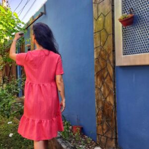 Vestido rosa – tam M