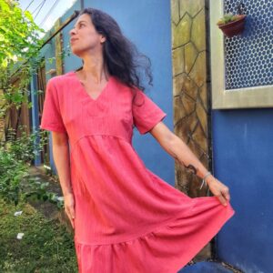 Vestido rosa – tam M