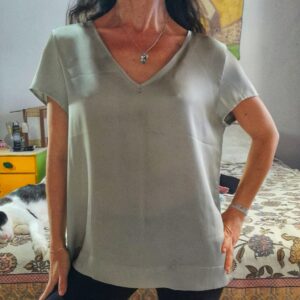 Camisa verde acizentada –  Cholet