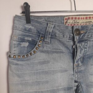 Calça jeans com presilhas – Colcci – tam 42