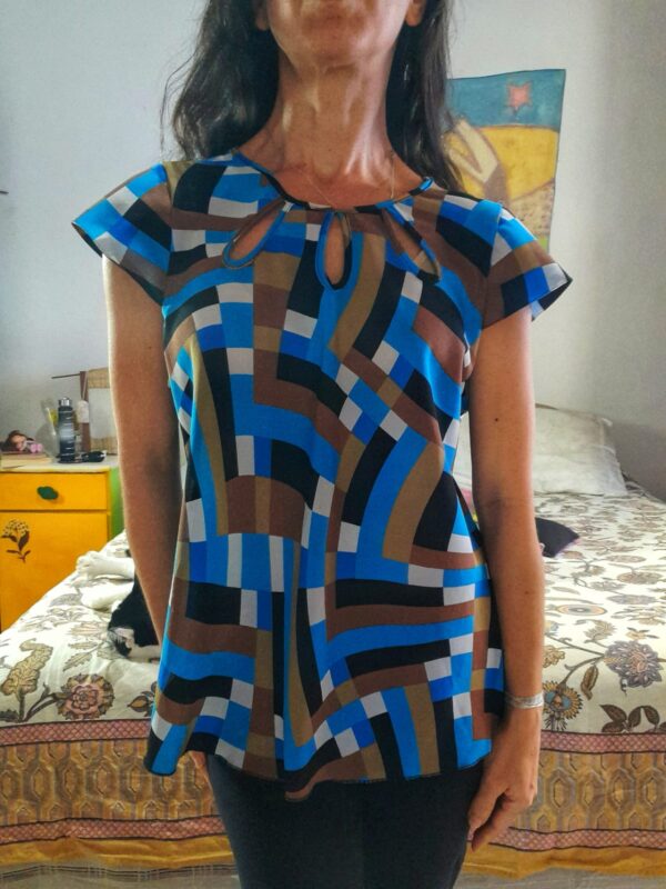 Blusa estampa azul - Image 4