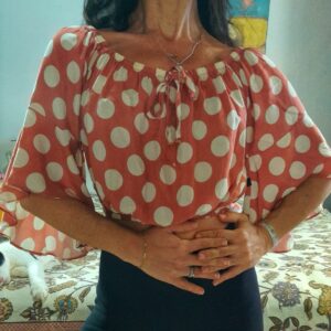 Cropped ciganinha de poás – Bella Gata – tam M