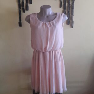 Vestido de festa rosa claro – Open Up – tam P