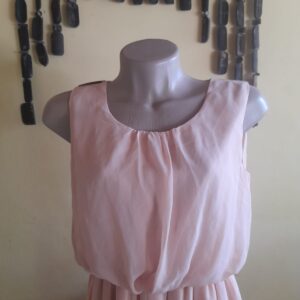 Vestido de festa rosa claro – Open Up – tam P