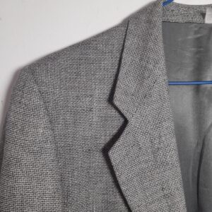 Blazer cinza alfaiataria – José Silva – tam G