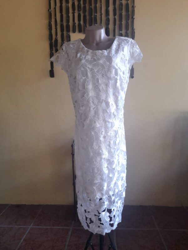 Vestido branco com forro - tam G - Image 6