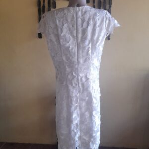 Vestido branco com forro – tam G