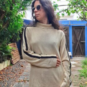 Casaco de tricô nude – Azfor – tam P