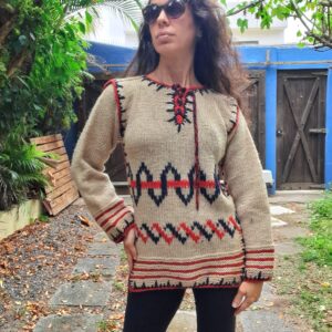 Casaco de crochê peruano – tam M