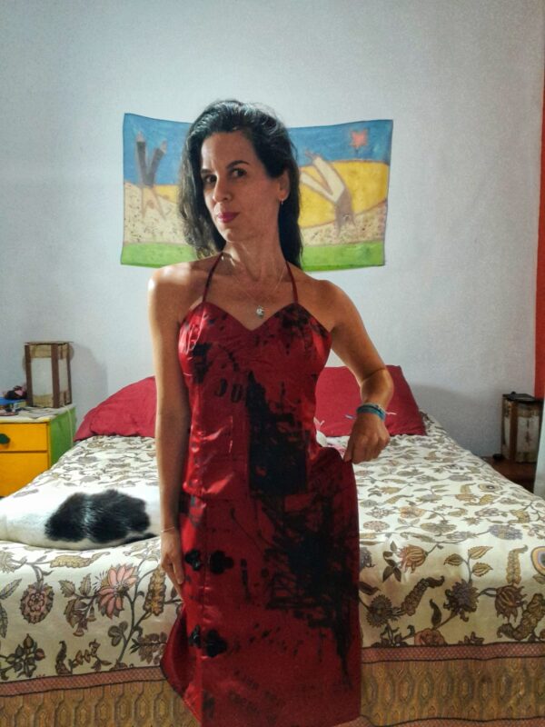 Conjunto vermelho estampado - Vide Bula - tam P - Image 8