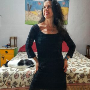 Vestido preto de renda – K9 Fashion – tam G