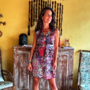 Vestido estampado – Tags – tam M