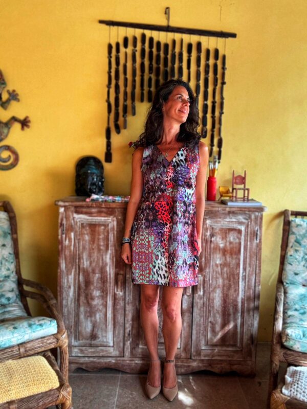 Vestido estampado - Tags - tam M - Image 9