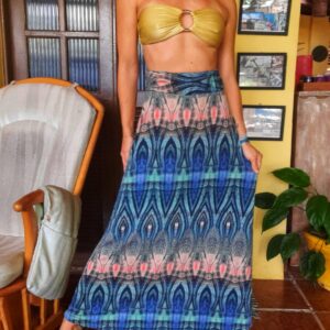 Saia longa estampada – tam P