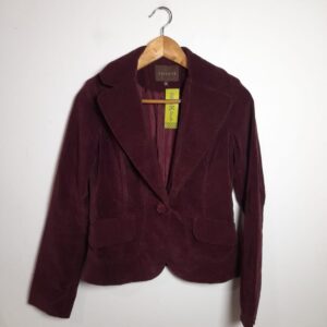 Blazer vinho de veludo – Cortelle – tam 38