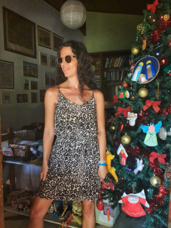 Vestido animal print - tam P - Image 4