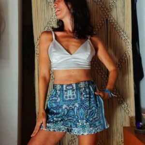 Short estampa azul – Love 21 – tam M
