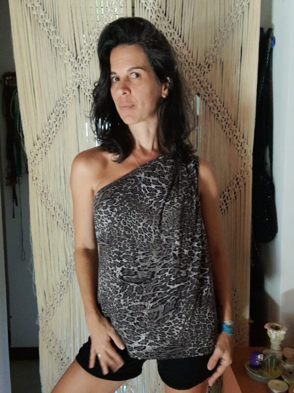 Blusa animal print - Micromoda - tam M - Image 4