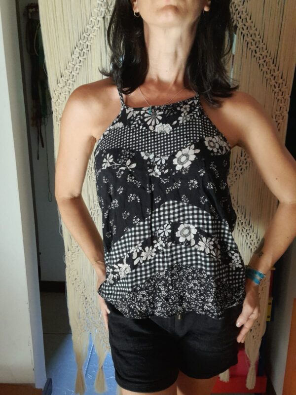 Blusa estampa preta - Pool - tam 38 - Image 4