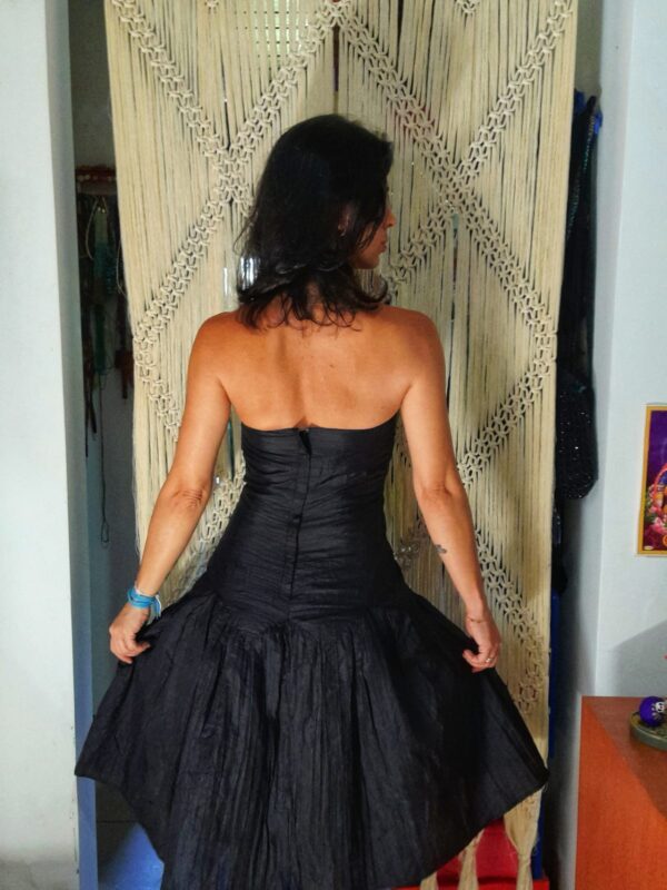 Vestido tomara que caia preto - tam P - Image 3