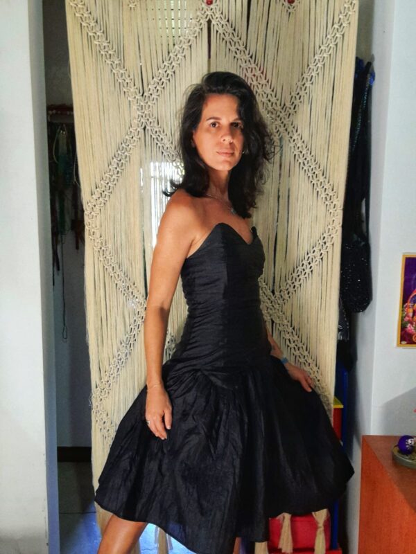 Vestido tomara que caia preto - tam P - Image 6