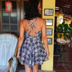 Vestido estampa quadriculada – Magoth – tam U