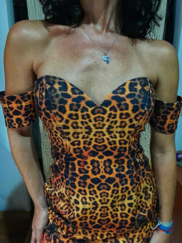 Vestido animal print - Planet Girls - tam P - Image 4