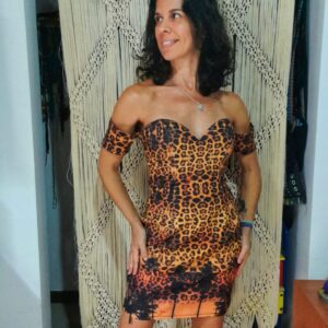 Vestido animal print – Planet Girls – tam P