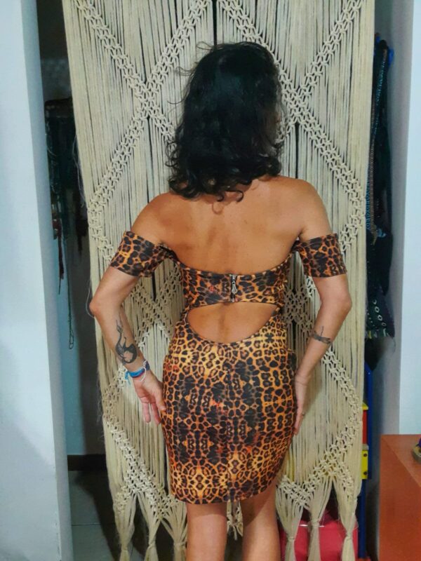 Vestido animal print - Planet Girls - tam P - Image 3