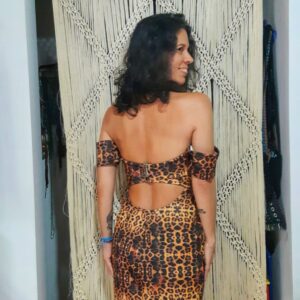 Vestido animal print – Planet Girls – tam P