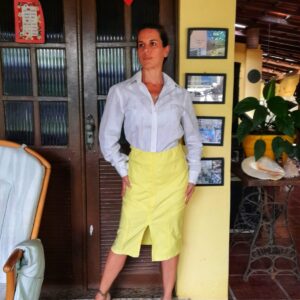 Saia mid amarela – tam G