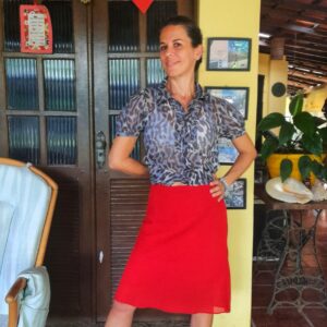 Saia vermelha – Profit – tam M