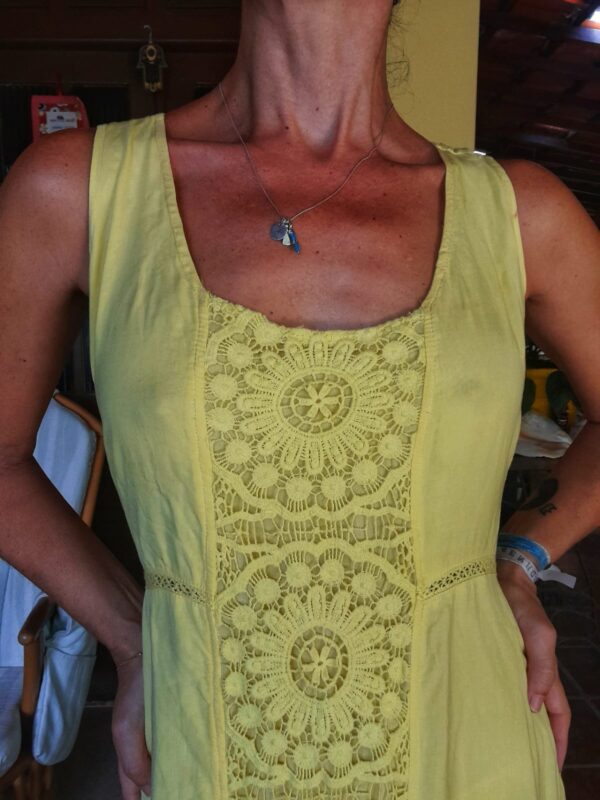 Vestido longo amarelo - Morena Rosa - tam P - Image 3