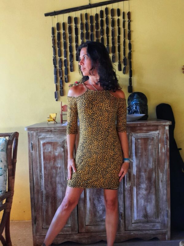 Vestido animal print - Love Luxo - tam pp