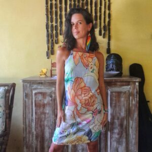 Vestido estampa clara – Farm – tam P