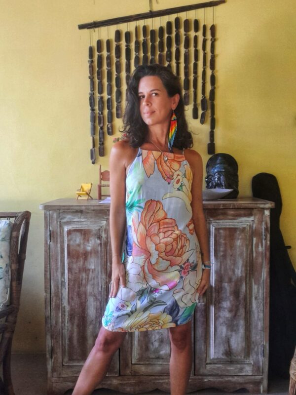 Vestido estampa clara - Farm - tam P