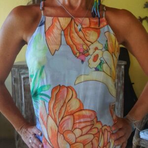 Vestido estampa clara – Farm – tam P