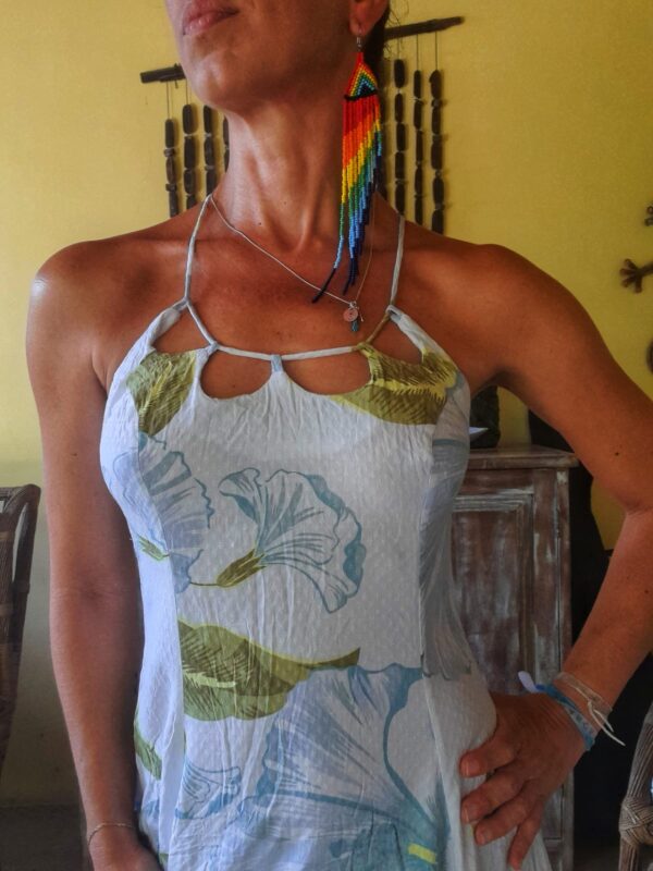Vestido com estampa de flores - Farm - tam M - Image 3