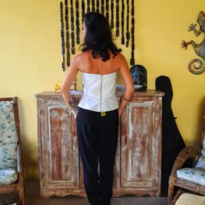 Calça preta de tecido – Lilee – tam M