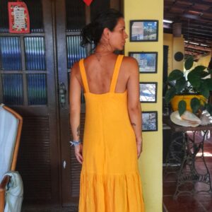 Vestido amarelo – Fresia – tam P / M